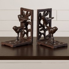 August Grove Cast Iron with Bird Bookends AGRV4766